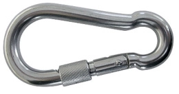 Карабин с винтовым стопором 6х60 мм нерж (10245077)